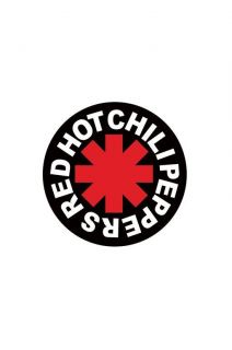 red hot chili peppers logo official product sticker from united