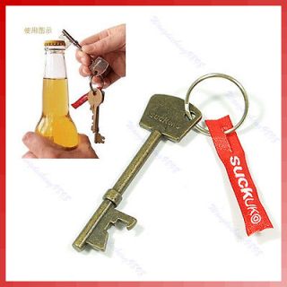 new bottle opener key ring keyring chain metal bar tool