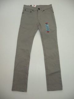 Levis Boys 510 Super Skinny Size 10 12 14 16 18 Gray Skinny Jeans NEW