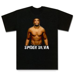 anderson spider silva mma t shirt