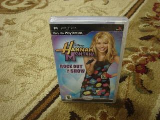 hannah montana rock out the show psp new 