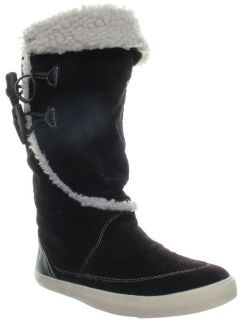 Rocket Dog Womens Tansy Black Winter Corduroy Casual Calf Boots Shoes