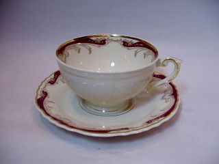 Syracuse, Radcliffe   Federal Shape   6 Sets of Cups & Saucers 