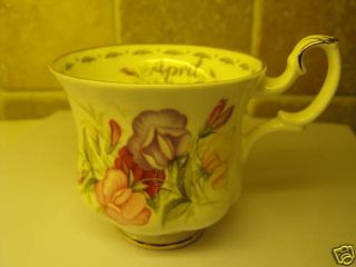royal albert flower of the month april tea cup from