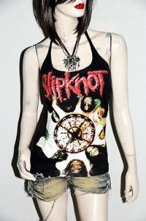 slipknot metal rock diy sexy halter tank top shirt