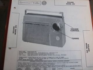 roland 5p5 radio photofact repair manual  9