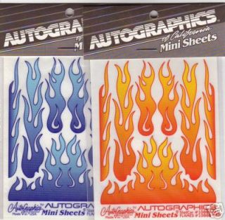 autographics 10869 blue slot car flames red has sold out