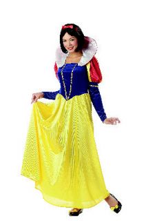 snow white adult costume size large