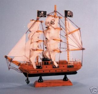 wood pirate ship model sailboat sail boat 