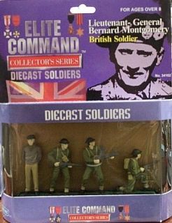 BBI Elite WWII Diecast Metal Hand Painted Soldiers Figures Set With 