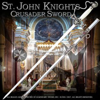 33 NEW Silver Masonic Knights of St. John Crusader Templar Fraternity 