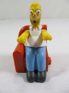 The Simpsons Homer Sitting Chair Arms Move Cake Topper Figure PVC 