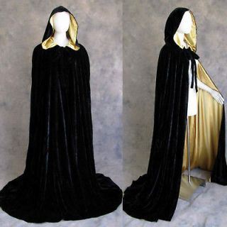 black velvet cape in Clothing, 