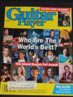 MAGAZINE Guitar Player 1989 01 Van Halen Worlds Best Readers Poll w 