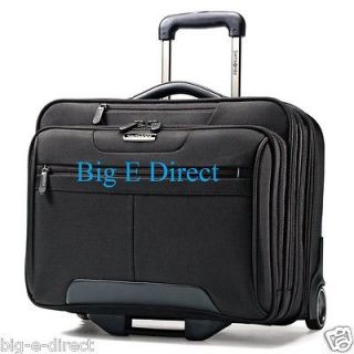 BLACK Samsonite Rolling Carry On Business Mobile Office Luggage Laptop 