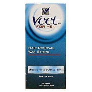Veet For Men Hair Removing Wax Strips Wax Strips 20 strips + 4 