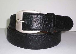 men s designer lion croco leather black dress belt xl
