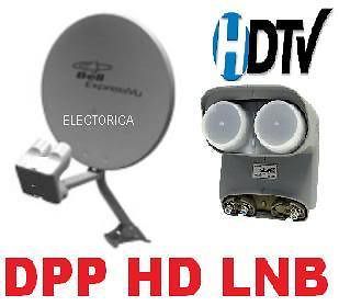 20 BELL EXPRESS VU HD DISH 500 SATELLITE TWIN DPP LNB + SWITCH 