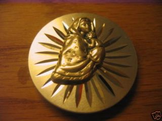 our lady mary jesus dashboard plaque badge car plaque from