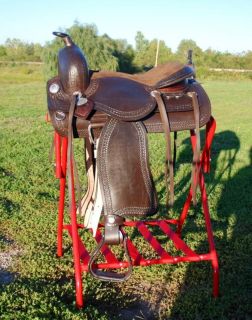ultimate 17 treeless western saddle by sydney brown time left