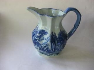 Nice scenic Victoria Ware vintage style Ironstone 8 Pitcher Jug or 