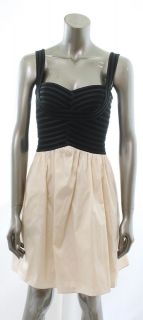 JS Collections NEW Womens Black Bustier Party Dress A Line Flare Skirt 