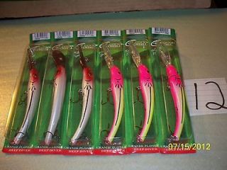 six cotton cordell deep wally stinger cds75 lures nip time
