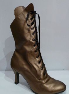 ladies bronze salsa latin ceroc jive dance boots more options