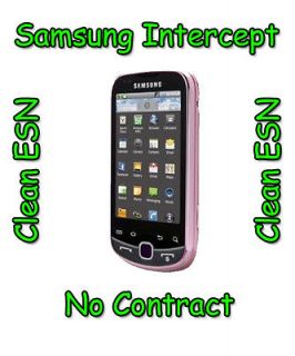 GREAT Used Samsung Intercept M910   Pink (Sprint) Smartphone CLEAN ESN
