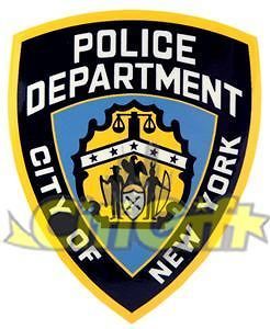 nypd police shield badge bumper sticker new york gift  3 50 