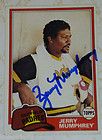 Jerry Mumphrey 1981 Topps auto San Diego Padres signed autographed 