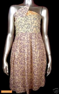 NWT See by Chloe Vintage Floral Print Strapless Dress Sz 46 M $375 