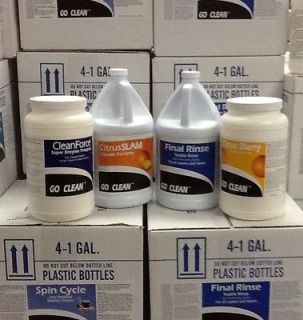 Newly listed Go Clean Carpet Cleaning Chemical Commercial Pkg.