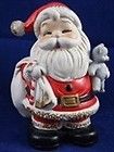 Santa Claus Ceramic Bank Christmas Vintage Figurine Homco 6 Statue 