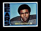 1972 topps 110 gale sayers bears vgex 013809 expedited shipping