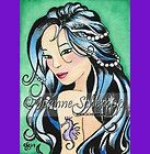 fairy mermaid original print aceo atc suki schempp enlarge buy