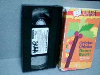 1989 SIMON & SCHUSTER SCHOLASTIC CHICKA CHICKA BOOM BOOM VHS TAPE~USED 
