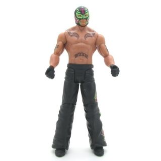 Mattel WWE Flexforce Flip Kickin Rey Mysterio Figure Green Loose