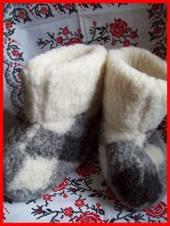 men s slippers 100 % sheep wool size 7 from