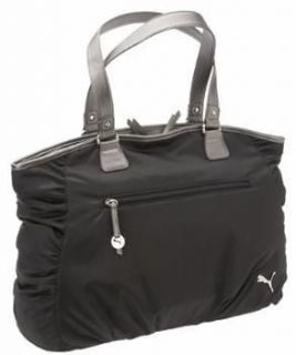 puma dazzle shopper tote bag black golf casual accessory time