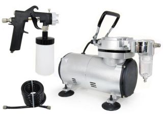 AIRBRUSH Spray Tanning Kit with Compressor and Spray Gun