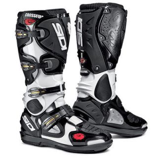 sidi crossfire srs off road boots black white size 9