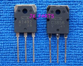5pairs(10pcs) of 2SA1492 & 2SC3856 SANKEN Transistor A1492 & C3856