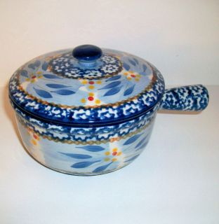 TEMP TATIONS TEMPTATIONS CROCK WITH LID   OLD WORLD BLUE   NEW   SHOP 
