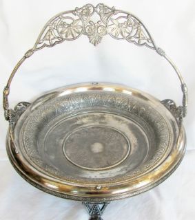 antique simpson hall miller silver quadruple plate #1710 1880 99 fancy 