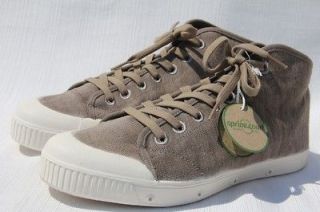 SPRING COURT Mens B1 Organic Grey / Off White Denim Sneakers Shoes US 