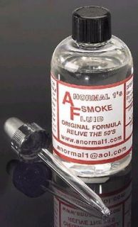 american flyer smoke fluid 4oz bottle w dropper time left