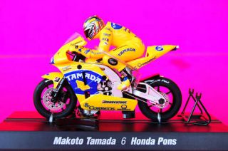 scalextric tamada no6 honda motogp motorcycle from australia time left