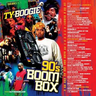 Ty Boogie 90s Boom Box Music   Old school (MixTape CD)