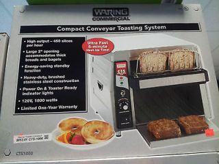 waring conveyor commercial toaster cts 1000  500